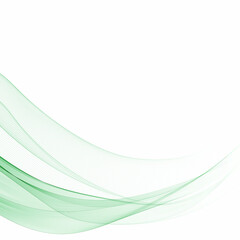Obraz premium Green wave. abstract vector graphics. Eps 10