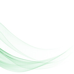 Green wave. abstract vector graphics. Eps 10