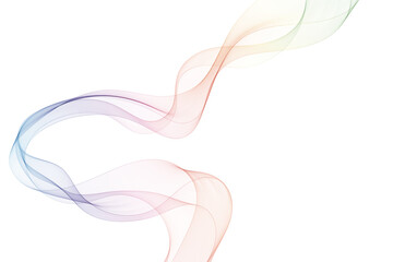 Smoke abstract background with curve. Suitable for poster, wallpaper, cover and flyer. Color wave. Eps 10
