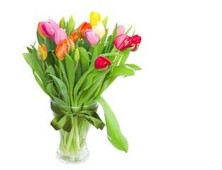 spring flowers in vase
