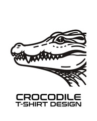 Crocodile Vector T Shirt Design