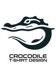 Crocodile Vector T Shirt Design