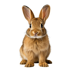 Obraz premium Small Rabbit Isolated On Transparent Background 