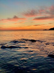 Sunrise over the sea