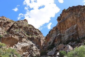 Mountains and Rocks in the Arizona Desert