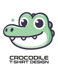 Crocodile  Vector T Shirt Design