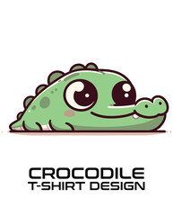 Crocodile  Vector T Shirt Design