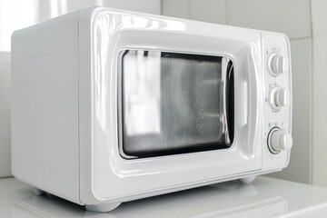 Obraz premium White Microwave Oven