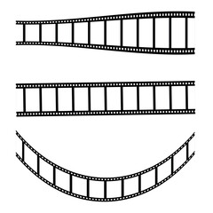 Fototapeta premium film strip background. Film Strip icon. Movies Flim background with Flim roll