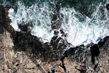 Obraz premium Aerial view of ocean