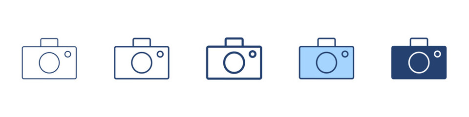 Camera icon Symbol set collection