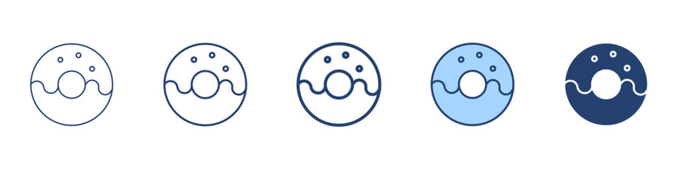 Donut icon Symbol set collection