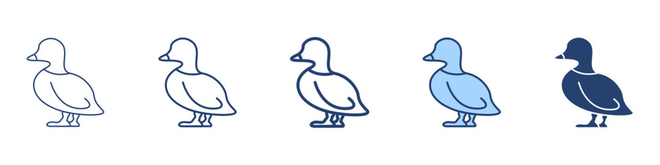 Duck icon Symbol set collection