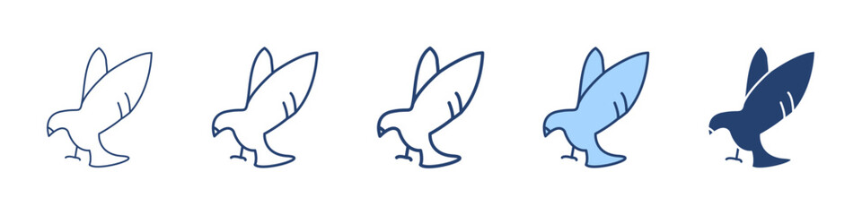 Eagle icon Symbol set collection