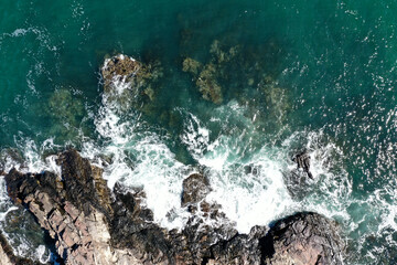 Obraz premium Aerial view of ocean