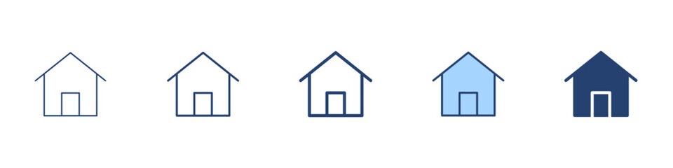 House icon Symbol set collection