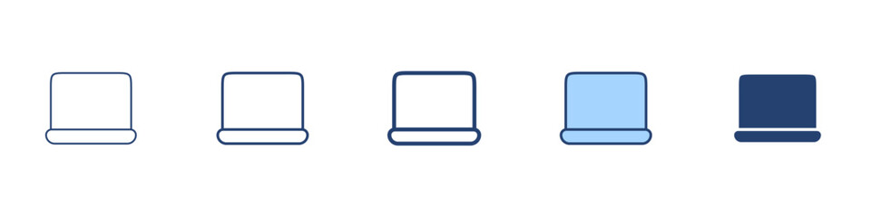 Laptop icon Symbol set collection