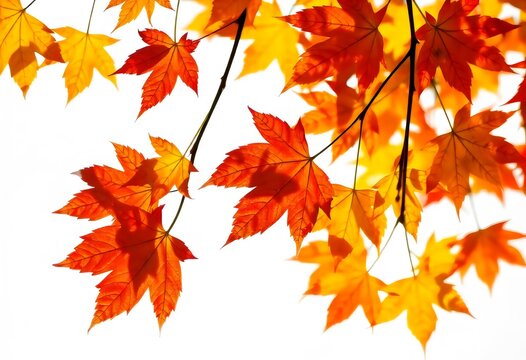 autumn maple leaves a tree branch with autumn leaves that have the word autumn on it.