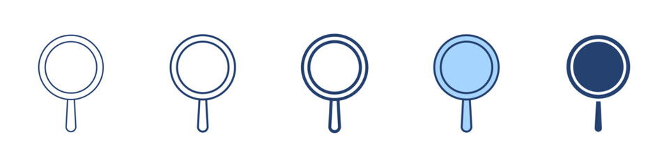 Mirror icon Symbol set collection