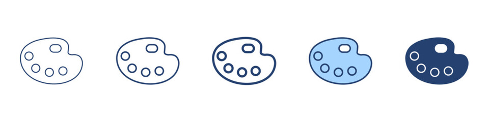 Palette icon Symbol set collection