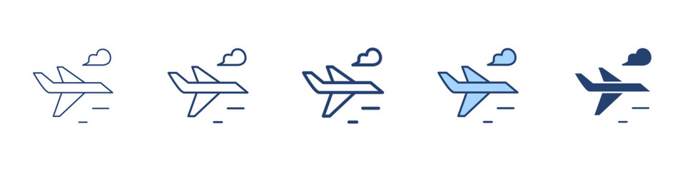 Plane icon Symbol set collection