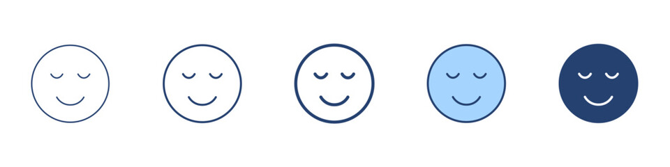 Relieved icon Symbol set collection