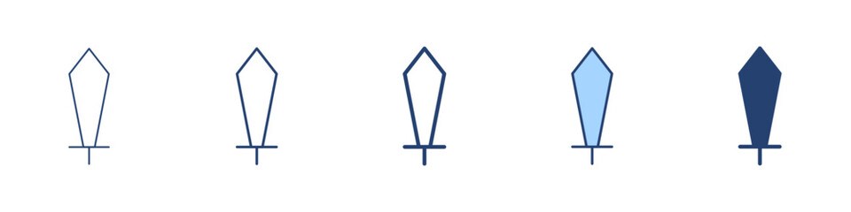 Sword icon Symbol set collection