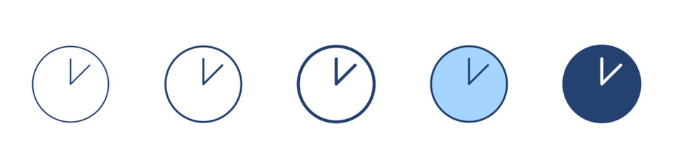 Time icon Symbol set collection