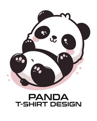 Panda Vector T Shirt Design