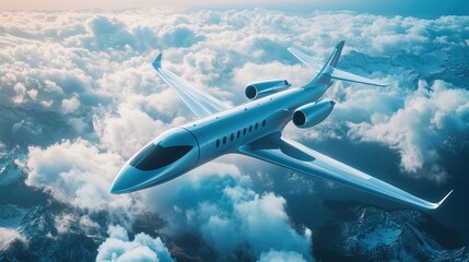 Obraz premium Discover how electric aviation transforms travel experience and benefits the environment