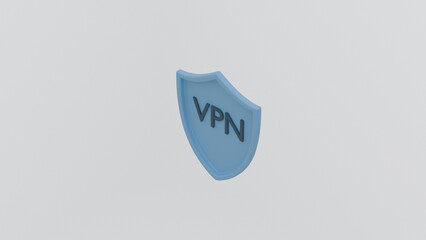 3d vpn symbol icon