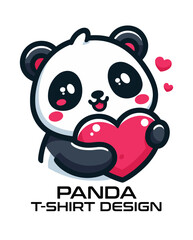 Panda Vector T Shirt Design