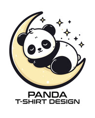 Panda Vector T Shirt Design