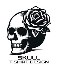 Skull Vector T Shirt Design