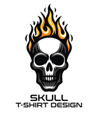 Skull Vector T Shirt Design