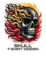 Skull Vector T Shirt Design