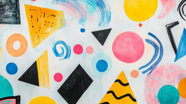 Develop a set of shapes, colors, patterns, or motifs that you find appealing. 