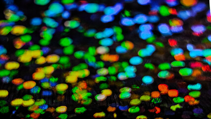 abstract retro holiday glitz sequins holographic mosaic colorful shiny rainbow decorative Christmas party background