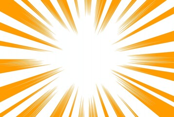 Comic background, orange pop art color 