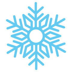 Snowflake winter clip art design on plain white transparent isolated background for card, shirt, hoodie, sweatshirt, apparel, card, tag, mug, icon, poster or badge