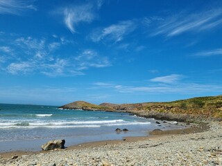 beach in the morning