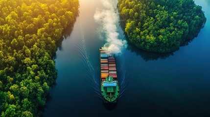 Explore the transformative impact of shipping technologies on environmental practices in modern transport