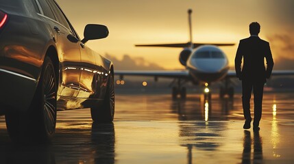 Exploring luxury transportation services and vehicles from ground to air for business travelers