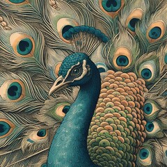 peacock feather background