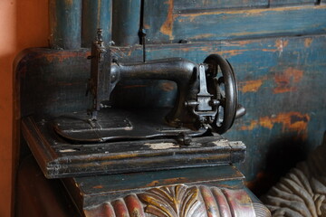 Máquina de costura antiga