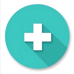 Obraz premium A clean and sleek icon representing Medicare services