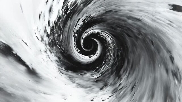 A swirling vortex of black and white, representing the hopelessness and confusion often experienced in major depressive disorder.