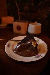chocolate cake with 