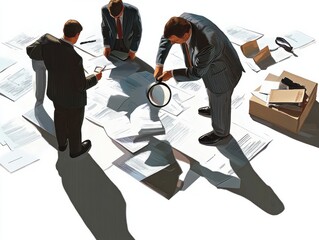 Compliance Monitoring and Auditing, compliance monitoring and auditing in web governance with an image showing professionals conducting regular audits