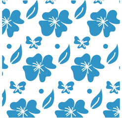 Seamless vector  floral pattern. Small disy flower background.